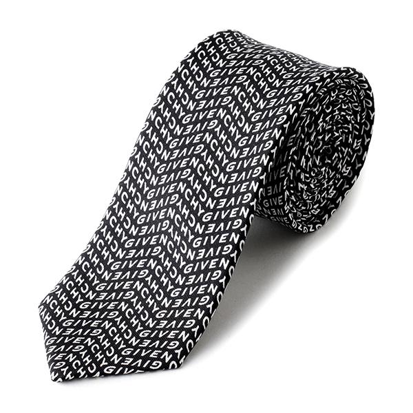 並行輸入 ジバンシイ ネクタイ GIVENCHY シルク SM803 1メンズ ブラック 黒 | GIVENCHY