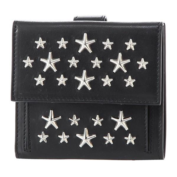 並行輸入 ジミーチュウ  2つ折り財布 フリーダ FRIDA CST BK ブラック 黒 爆買 | JIMMY CHOO