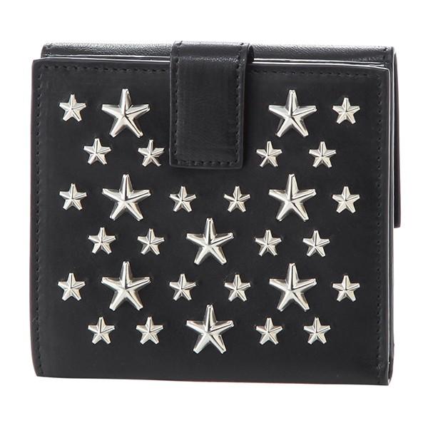 並行輸入 ジミーチュウ  2つ折り財布 フリーダ FRIDA CST BK ブラック 黒 爆買 | JIMMY CHOO | 01