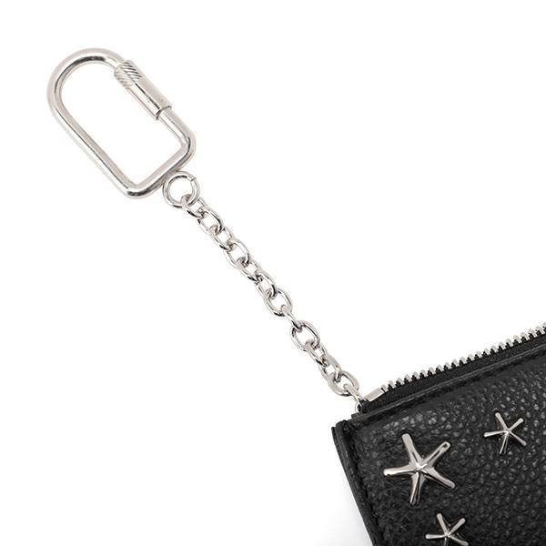 並行輸入 ジミーチュウ キーケース JIMMY CHOO ナンシー NANCY UFF BLACK/SILVERレディース ブラック 黒 | JIMMY CHOO | 08
