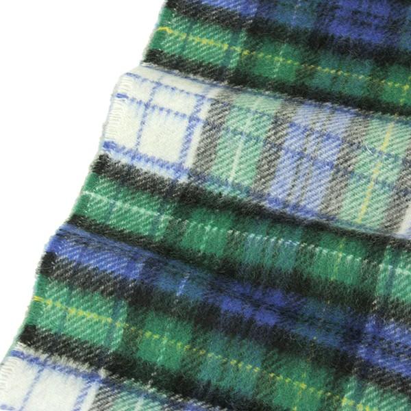 美品　ジョンストンズ　グリーン　カシミヤウール　マフラー Johnstons of Elgin 並行輸入 ジョンストンズ マフラー ストール