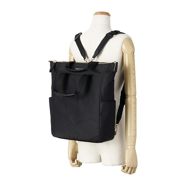 kate spade ブラック リュック BPF03_KD085-001_00100?$VS_1500$