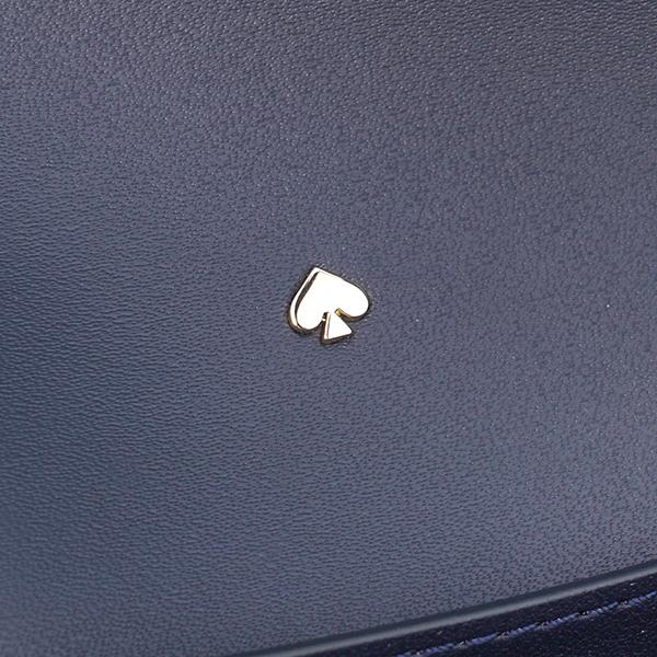 並行輸入 ケイトスペード 3つ折り財布 kate spade スペードフラワー ジャガード K4510 403レディース ブルー 青 オフホワイト 白 | kate spade NEW YORK | 07