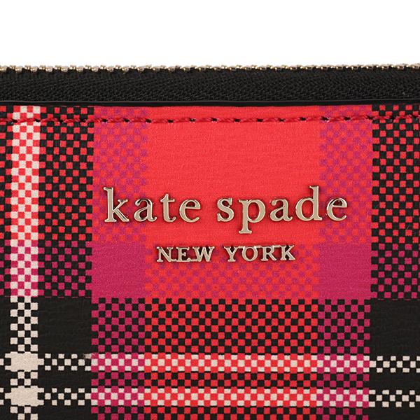 並行輸入 ケイトスペード カードケース kate spade フォリッジ プレイド K5390 650レディース レッド系 | kate spade NEW YORK | 05