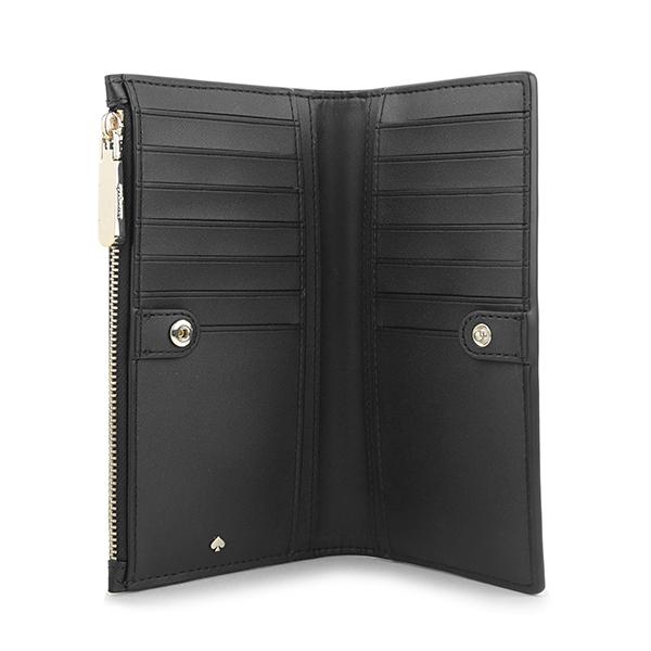 並行輸入 ケイトスペード 長財布 kate spade スペードフラワー ジャガード K5676 250レディース クリーム ブラック | kate spade NEW YORK | 03