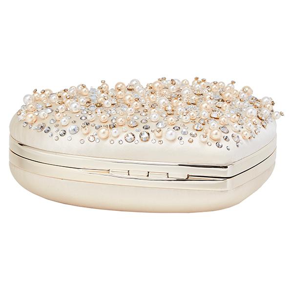 並行輸入 ケイトスペード クラッチ セカンドバッグ kate spade ブライダル エンベリッシュト K6518 960レディース ホワイト ゴールド | kate spade NEW YORK | 02