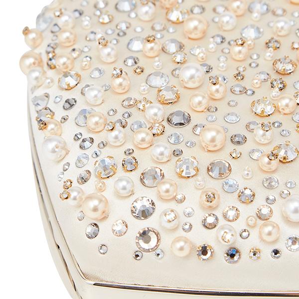 並行輸入 ケイトスペード クラッチ セカンドバッグ kate spade ブライダル エンベリッシュト K6518 960レディース ホワイト ゴールド | kate spade NEW YORK | 06