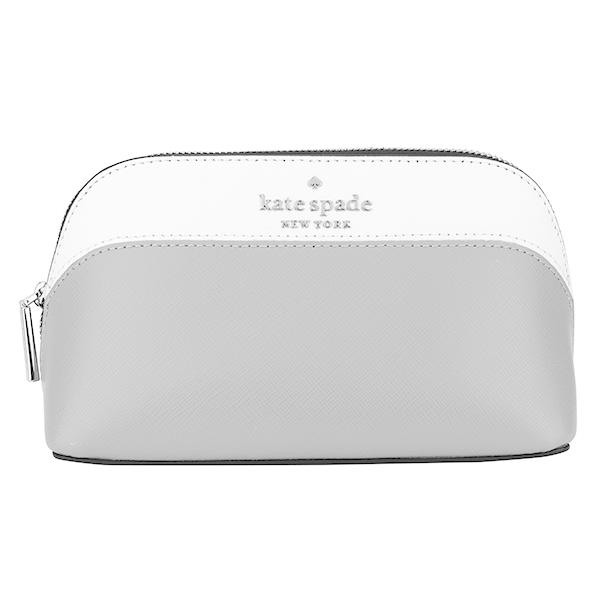 並行輸入 ケイトスペード ポーチ kate spade ステイシー K6756 020レディース グレー ホワイト 白 | kate spade NEW YORK