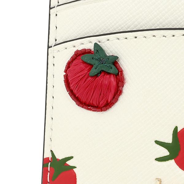 並行輸入 ケイトスペード カードケース kate spade スペンサー K7898 960レディース ホワイト 白 レッド 赤 | kate spade NEW YORK | 04