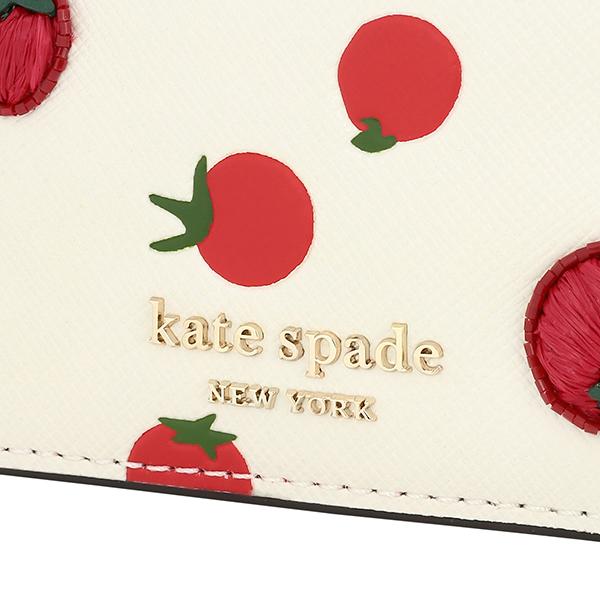 並行輸入 ケイトスペード カードケース kate spade スペンサー K7898 960レディース ホワイト 白 レッド 赤 | kate spade NEW YORK | 06