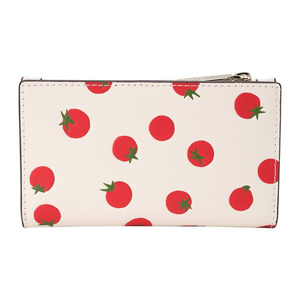 並行輸入 ケイトスペード カードケース kate spade スペンサー K7902 960レディース ホワイト系 白 レッド 赤 | kate spade NEW YORK | 01
