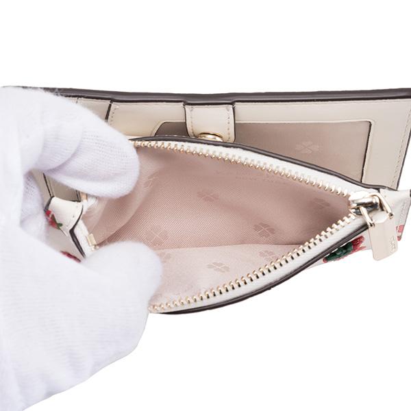 並行輸入 ケイトスペード カードケース kate spade スペンサー K7902 960レディース ホワイト系 白 レッド 赤 | kate spade NEW YORK | 05
