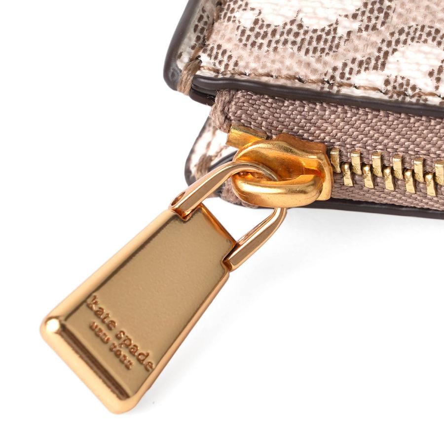 並行輸入 ケイトスペード カードケース kate spade スペードフラワーモノグラム K8942 252レディース ベージュ | kate spade NEW YORK | 06