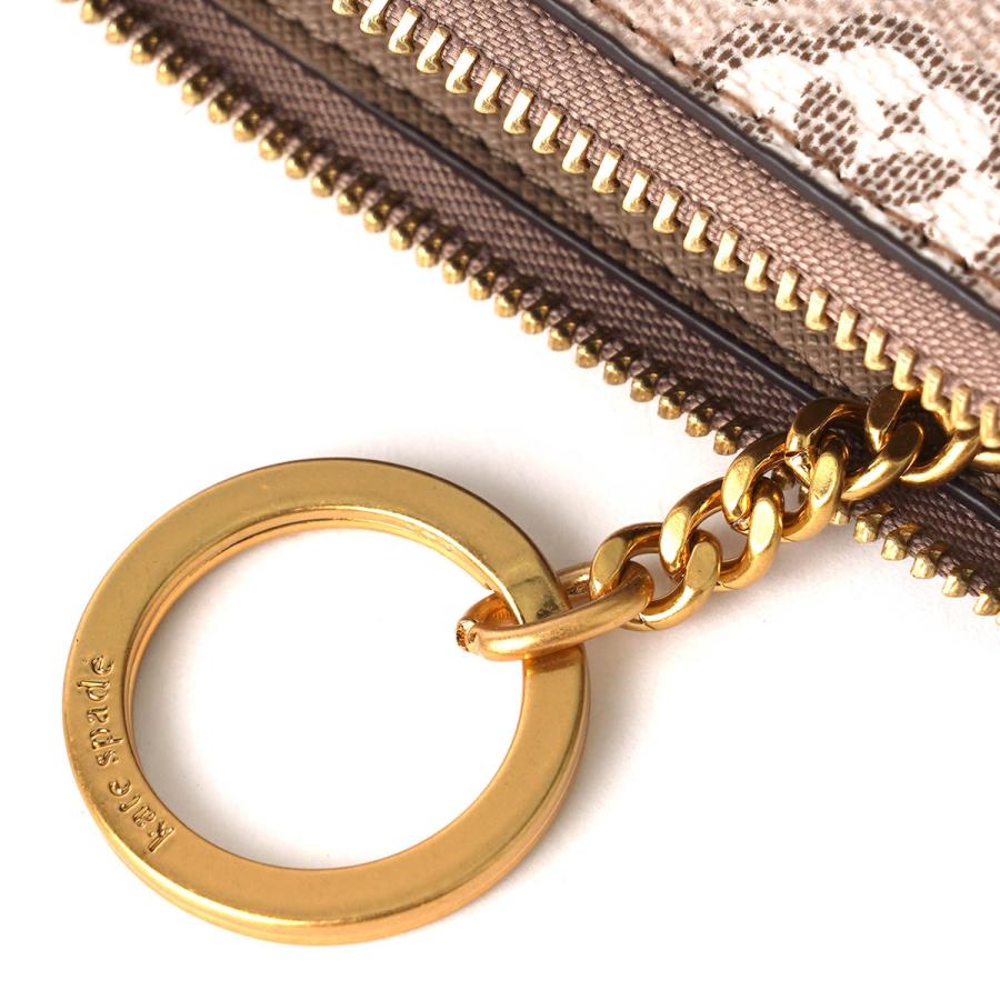並行輸入 ケイトスペード カードケース kate spade スペードフラワーモノグラム K8942 252レディース ベージュ | kate spade NEW YORK | 08