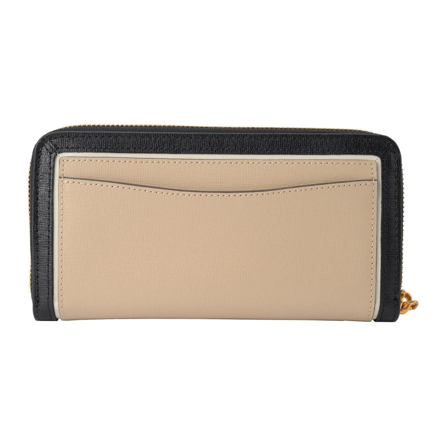 並行輸入 ケイトスペード 長財布(ラウンドファスナー) kate spade モーガン K8955 200レディース ベージュ ブラック | kate spade NEW YORK | 01