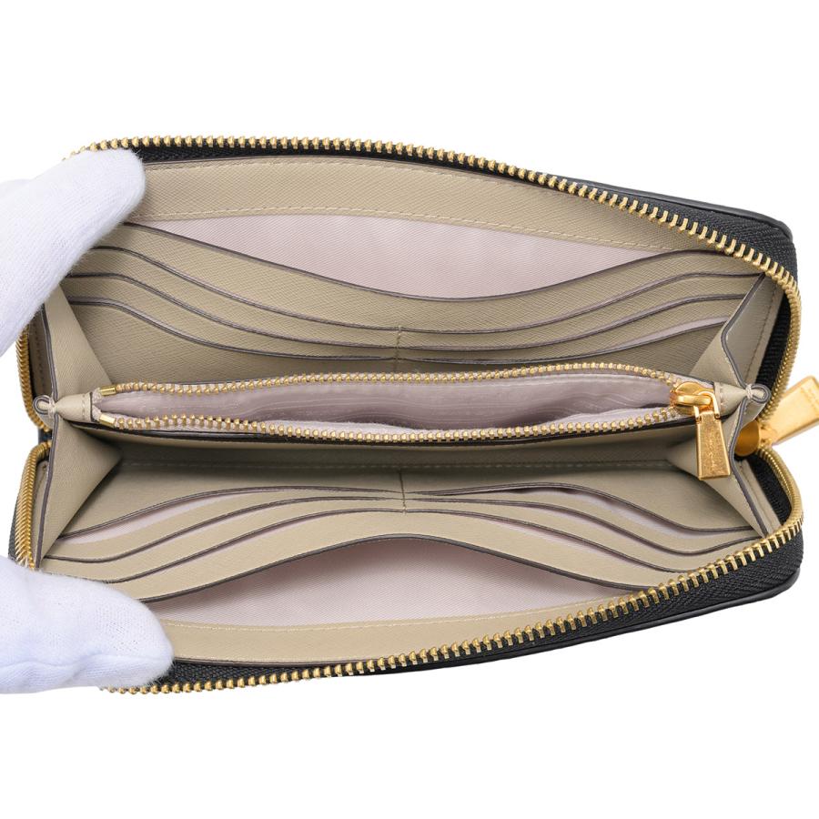 並行輸入 ケイトスペード 長財布(ラウンドファスナー) kate spade モーガン K8955 200レディース ベージュ ブラック | kate spade NEW YORK | 04