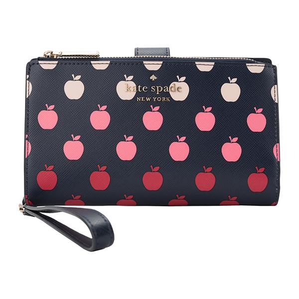並行輸入 ケイトスペード 長財布 kate spade ステイシー K9130 960レディース ネイビー 紺 マルチ | kate spade NEW YORK