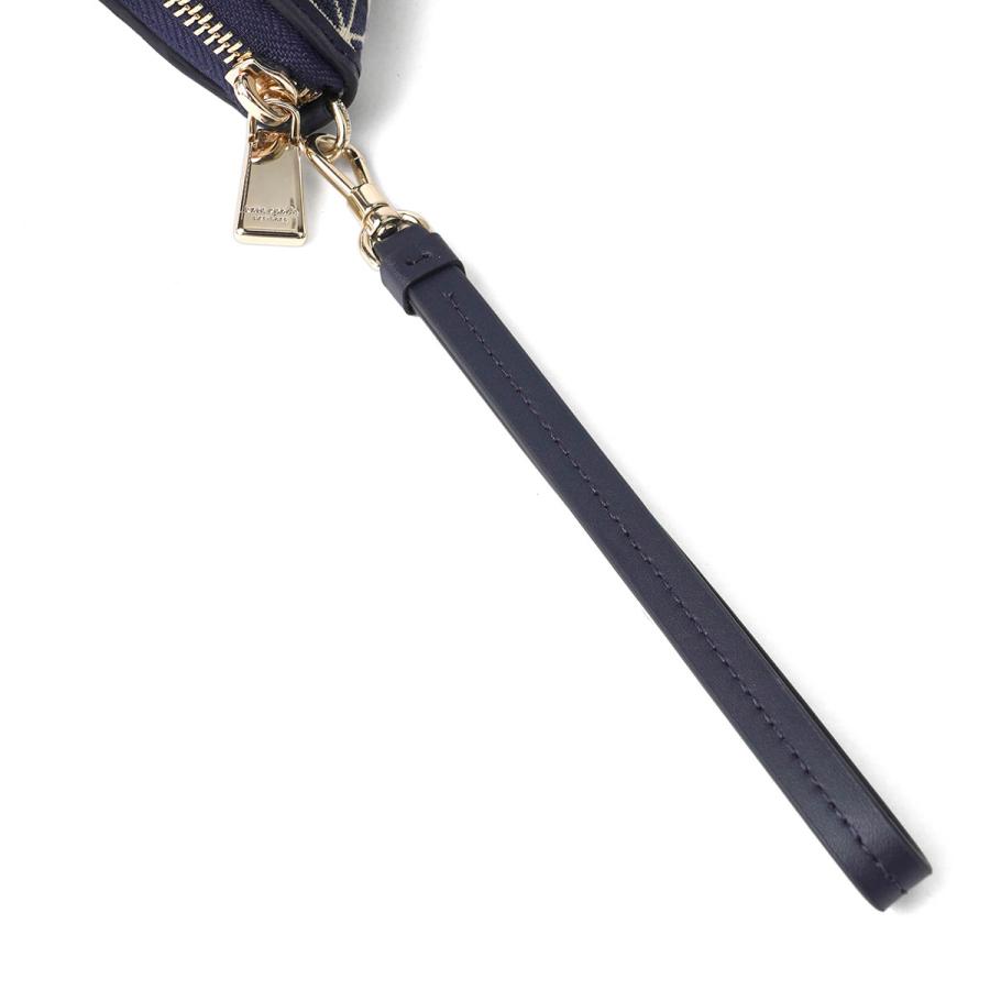 並行輸入 ケイトスペード 長財布(ラウンドファスナー) kate spade スペードフラワー ジャガード KB202 403レディース ブルー 青 | kate spade NEW YORK | 06