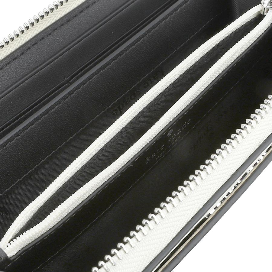 並行輸入 ケイトスペード 長財布(ラウンドファスナー) kate spade マディソン KC509 020レディース グレー オフホワイト 白 | kate spade NEW YORK | 05