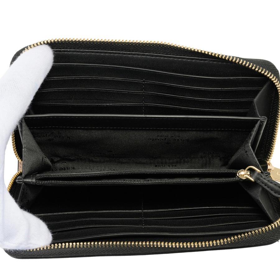 並行輸入 ケイトスペード 長財布(ラウンドファスナー) kate spade マディソン KC509 200レディース ベージュ ブラック 黒 | kate spade NEW YORK | 04
