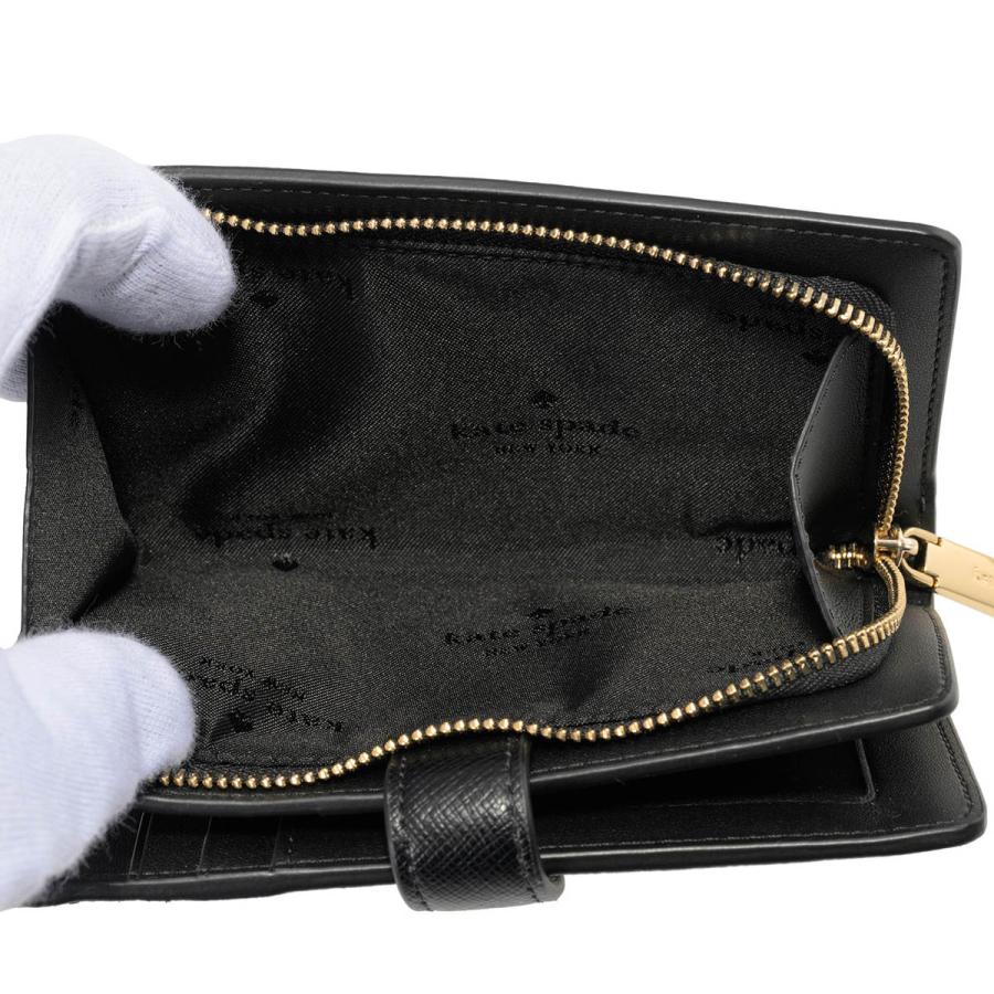 並行輸入 ケイトスペード 2つ折り財布 kate spade マディソン KC580 001 BLK レディース ブラック 黒 | kate spade NEW YORK | 06