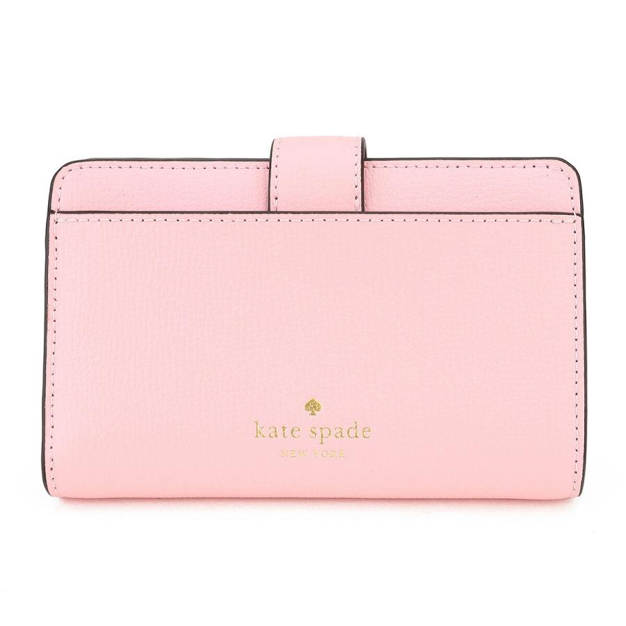 ケイトスペード 財布 レディース 二つ折り財布 アウトレット レザー ピンク×アイボリー マディソン カラーブロック ミディアムコンパクトバイフォールドウォレット MADISON COLORBLOCK SAFFIANO LE KC511-650 KATE SPADE kate spade NEW YORK（ケイト・スペード ニューヨーク） 並行輸入