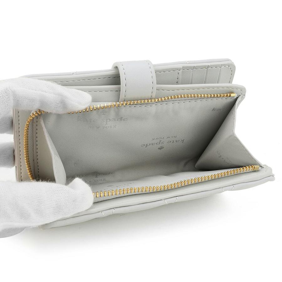 並行輸入 ケイトスペード 2つ折り財布 kate spade キャリー KG424 020レディース グレー | kate spade NEW YORK | 06