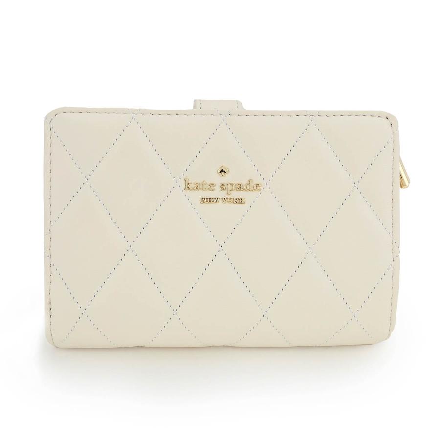 並行輸入 ケイトスペード 2つ折り財布 kate spade キャリー KG424 101レディース アイボリー | kate spade NEW YORK