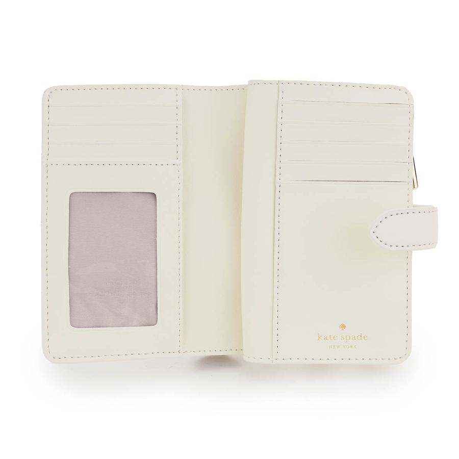 並行輸入 ケイトスペード 2つ折り財布 kate spade キャリー KG424 101レディース アイボリー | kate spade NEW YORK | 03