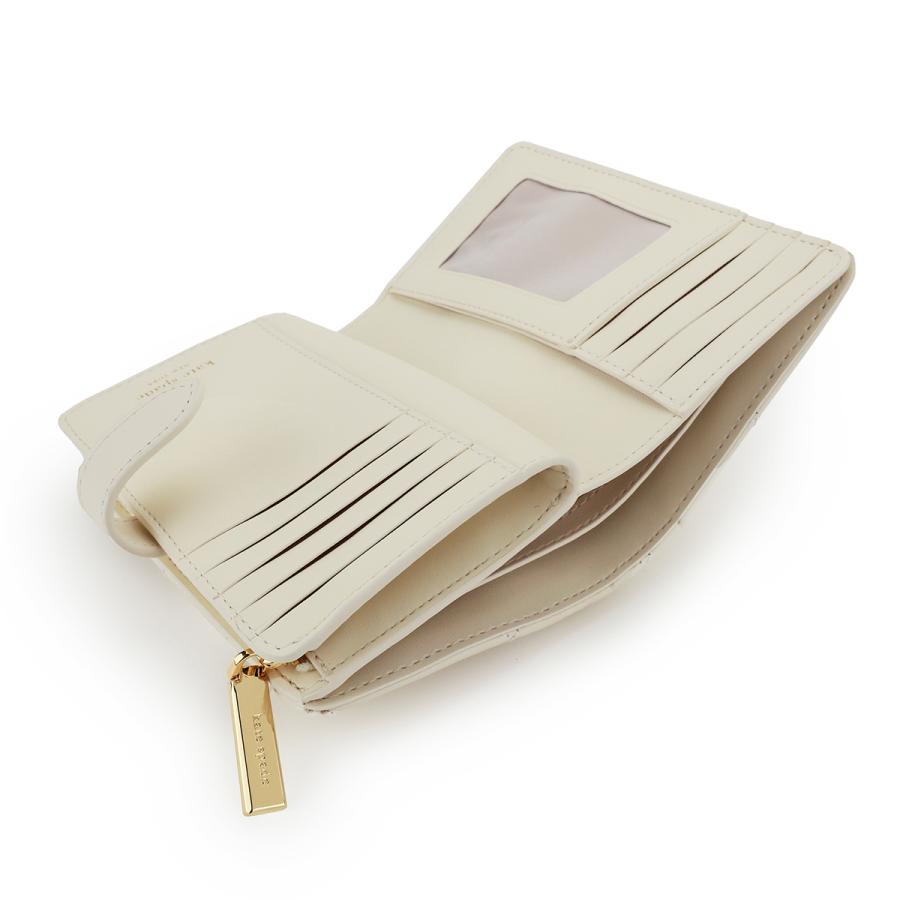 並行輸入 ケイトスペード 2つ折り財布 kate spade キャリー KG424 101レディース アイボリー | kate spade NEW YORK | 04