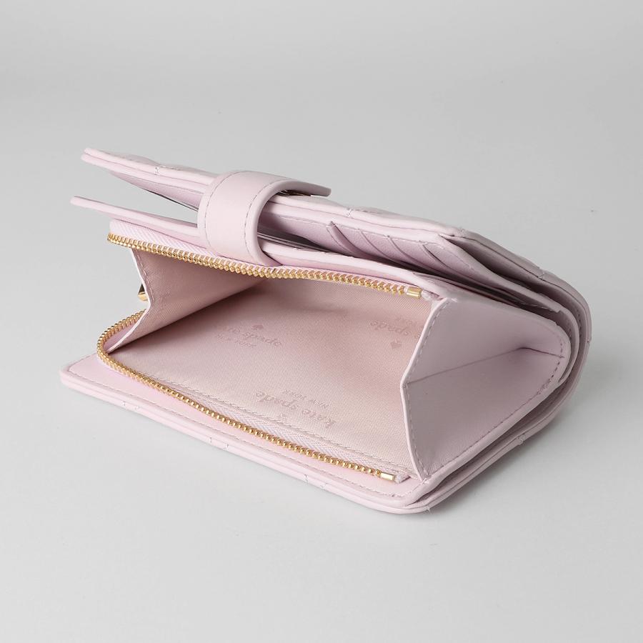 並行輸入 ケイトスペード 2つ折り財布 kate spade キャリー KG424 501レディース ライトパープル | kate spade NEW YORK | 06