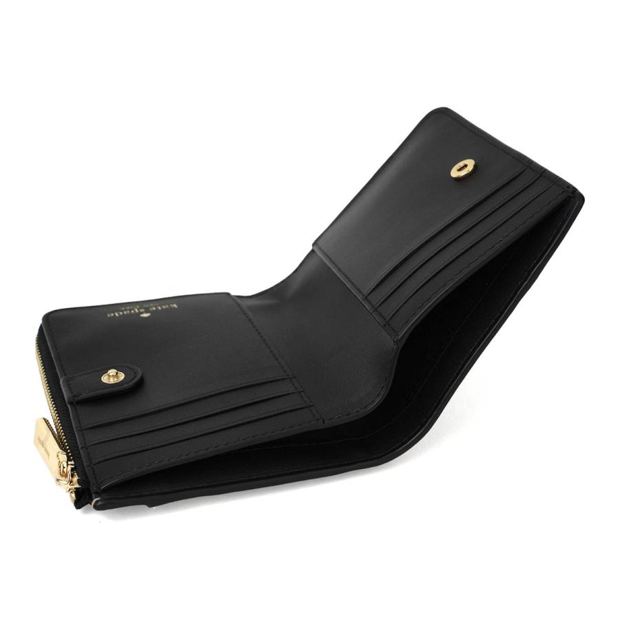 並行輸入 ケイトスペード 2つ折り財布 kate spade マディソン KH616 200レディース ベージュ ブラック 黒 | kate spade NEW YORK | 04