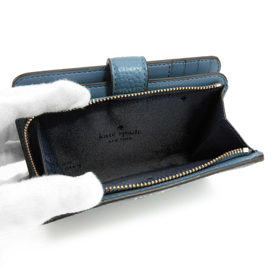 並行輸入 ケイトスペード 2つ折り財布 kate spade レナ KH787 404レディース ブルー 青 | kate spade NEW YORK | 06