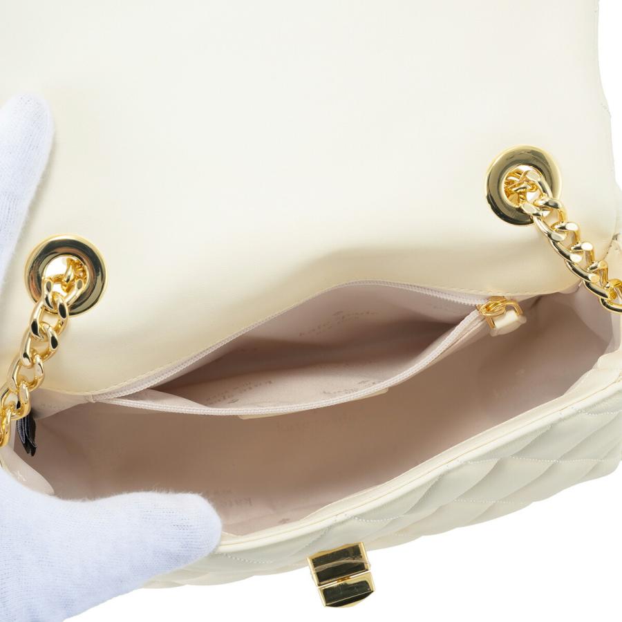 新品 ケイトスペード kate spade ショルダーバッグ LARGE FLAP CROSSBODY ホワイト kate spade NEW YORK（ケイト・スペード ニューヨーク） 並行輸入