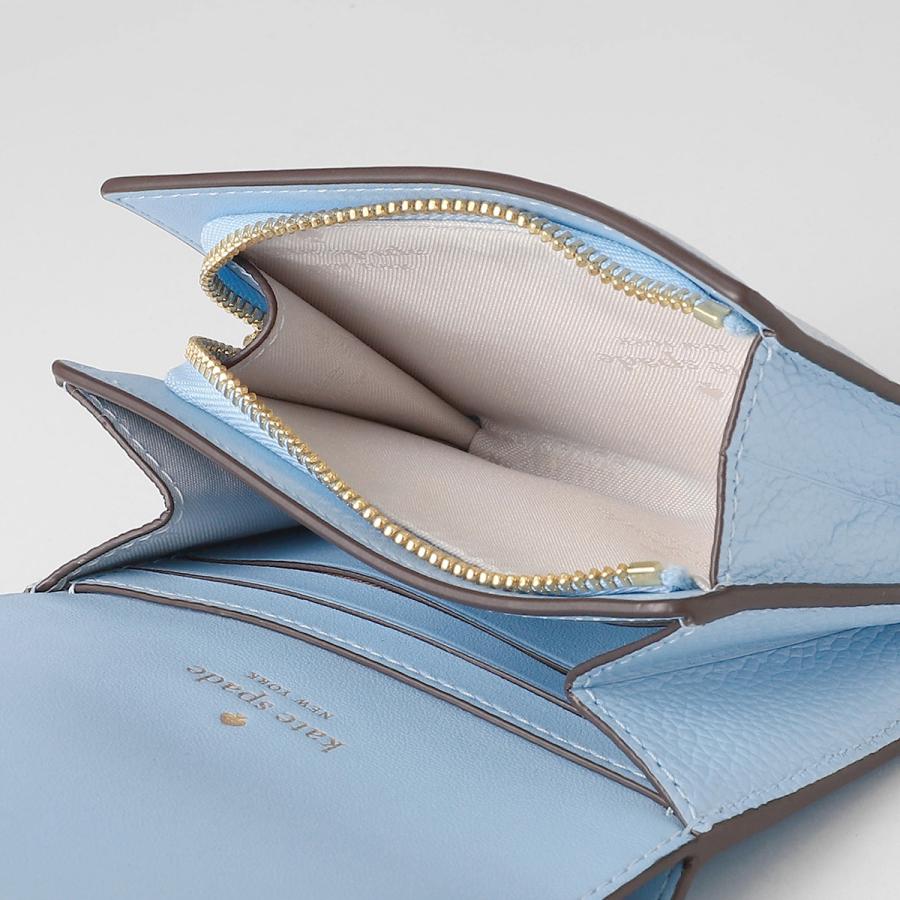 並行輸入 ケイトスペード 2つ折り財布 kate spade ケイラ KK056 404レディース ライトブルー 水色 | kate spade NEW YORK | 06