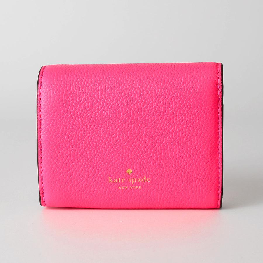 kate spade 二つ折り財布 レザー ウォレット KK056 桃色 ケイトスペードニューヨーク kate spade new york 2つ折り財布 ケイラ
