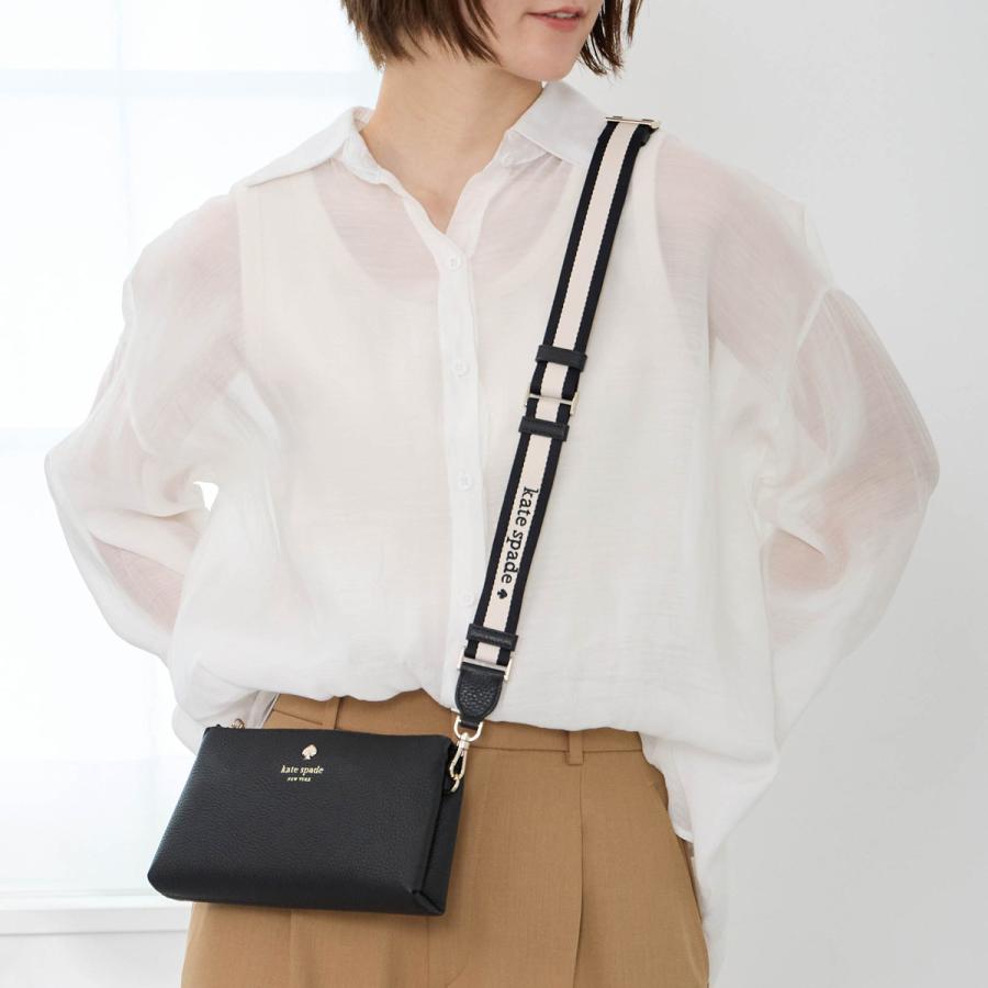 【新品✨️】ケイト・スペード　kate spade チェーン付き　黒 ウォレット 新品✨️】ケイト・スペード kate spade チェーン付き 黒