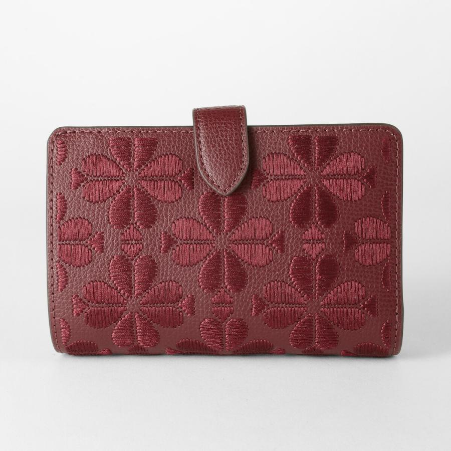 並行輸入 ケイトスペード 2つ折り財布 kate spade スペード フラワー KL899 600 レディース レッド 赤 | kate spade NEW YORK | 01