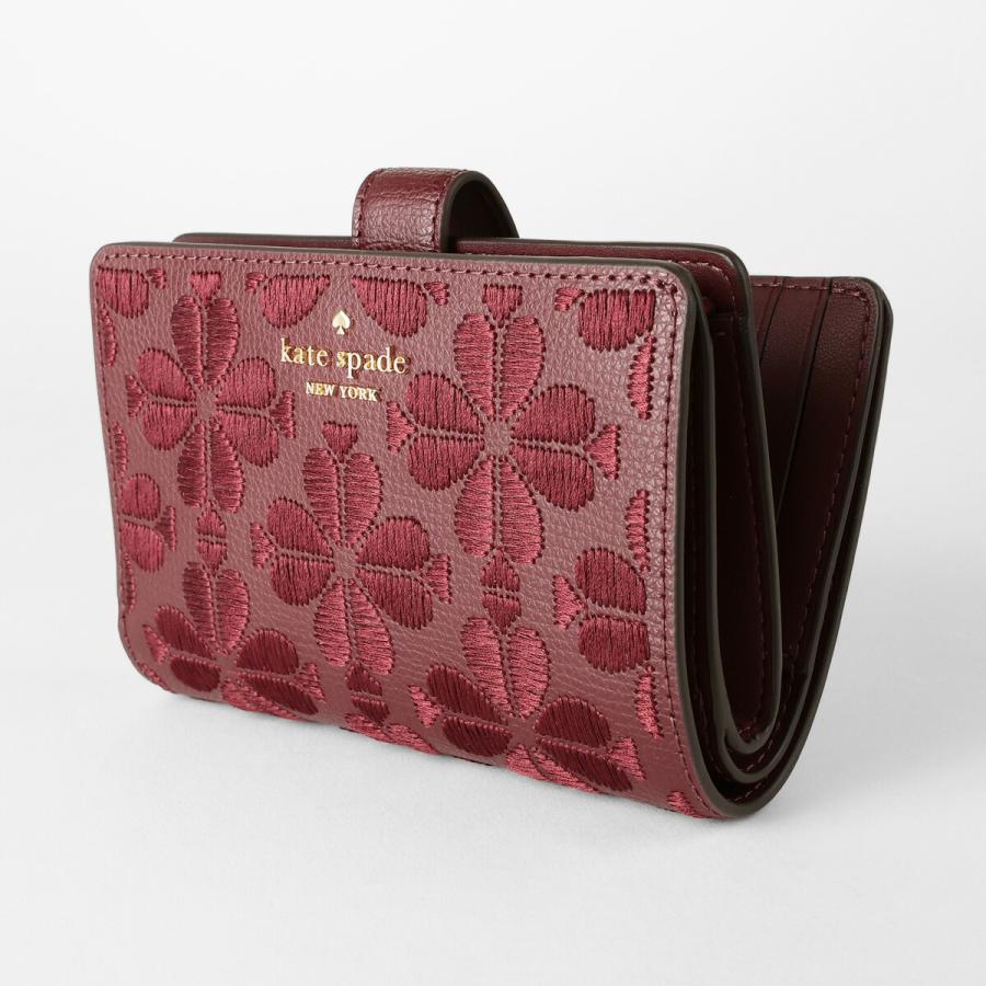 並行輸入 ケイトスペード 2つ折り財布 kate spade スペード フラワー KL899 600 レディース レッド 赤 | kate spade NEW YORK | 03