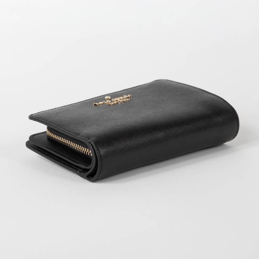 並行輸入 ケイトスペード 2つ折り財布 kate spade サフィアノレザー KN752 001 レディース ブラック | kate spade NEW YORK | 02