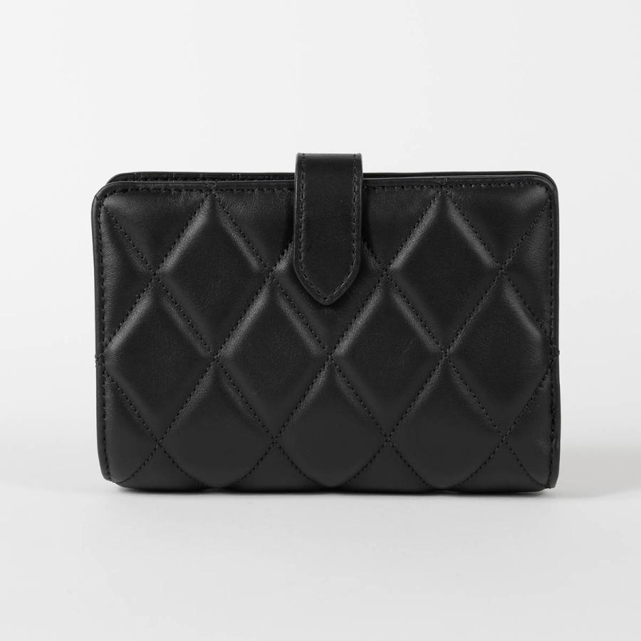 並行輸入 ケイトスペード 2つ折り財布 kate spade キルテッド KN755 001 レディース ブラック | kate spade NEW YORK | 01