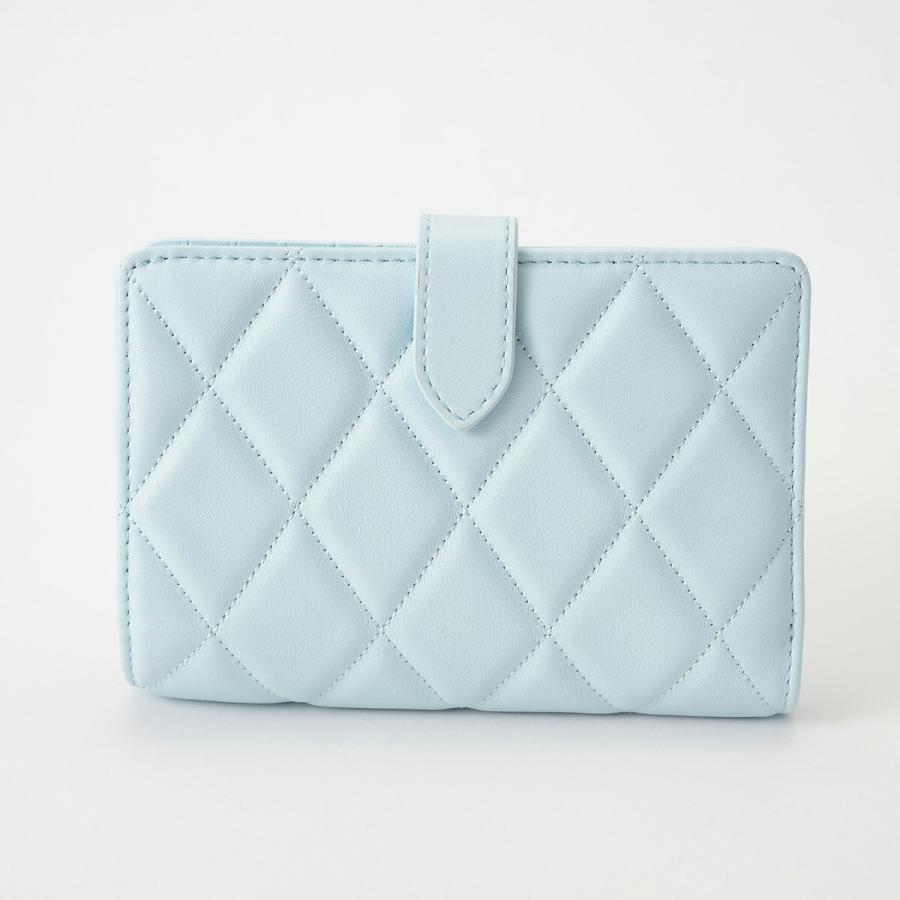 並行輸入 ケイトスペード 2つ折り財布 kate spade キルテッド KN755 403 レディース ライトブルー 水色 | kate spade NEW YORK | 01