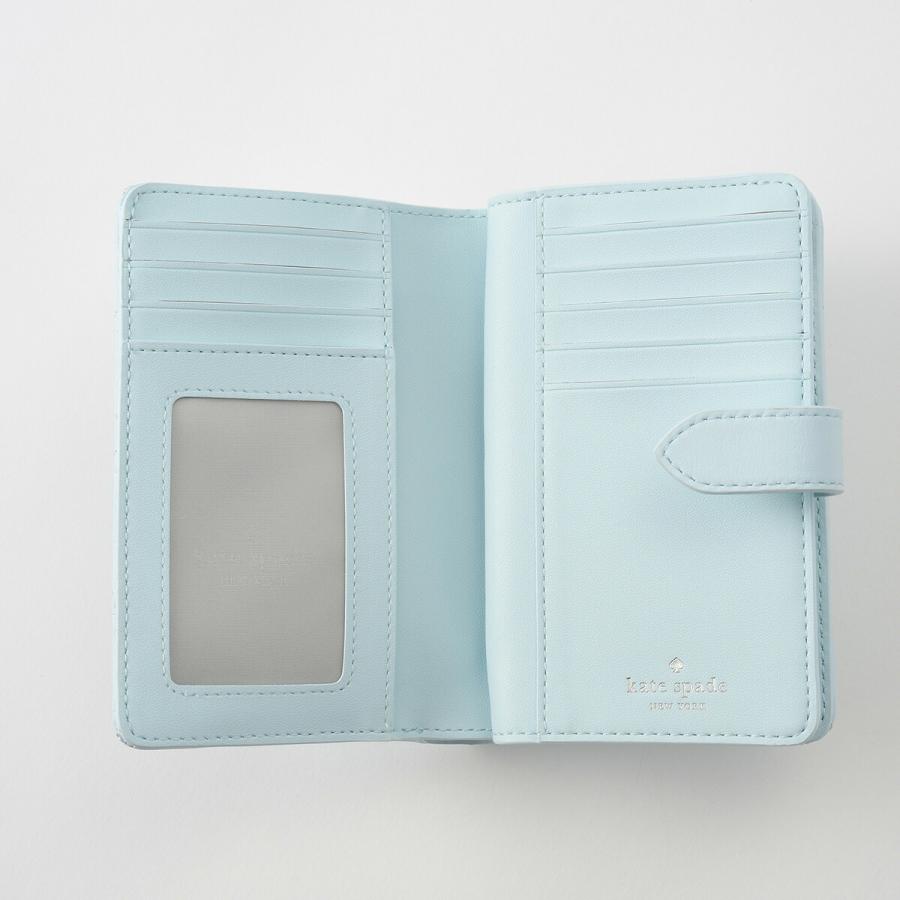 並行輸入 ケイトスペード 2つ折り財布 kate spade キルテッド KN755 403 レディース ライトブルー 水色 | kate spade NEW YORK | 03