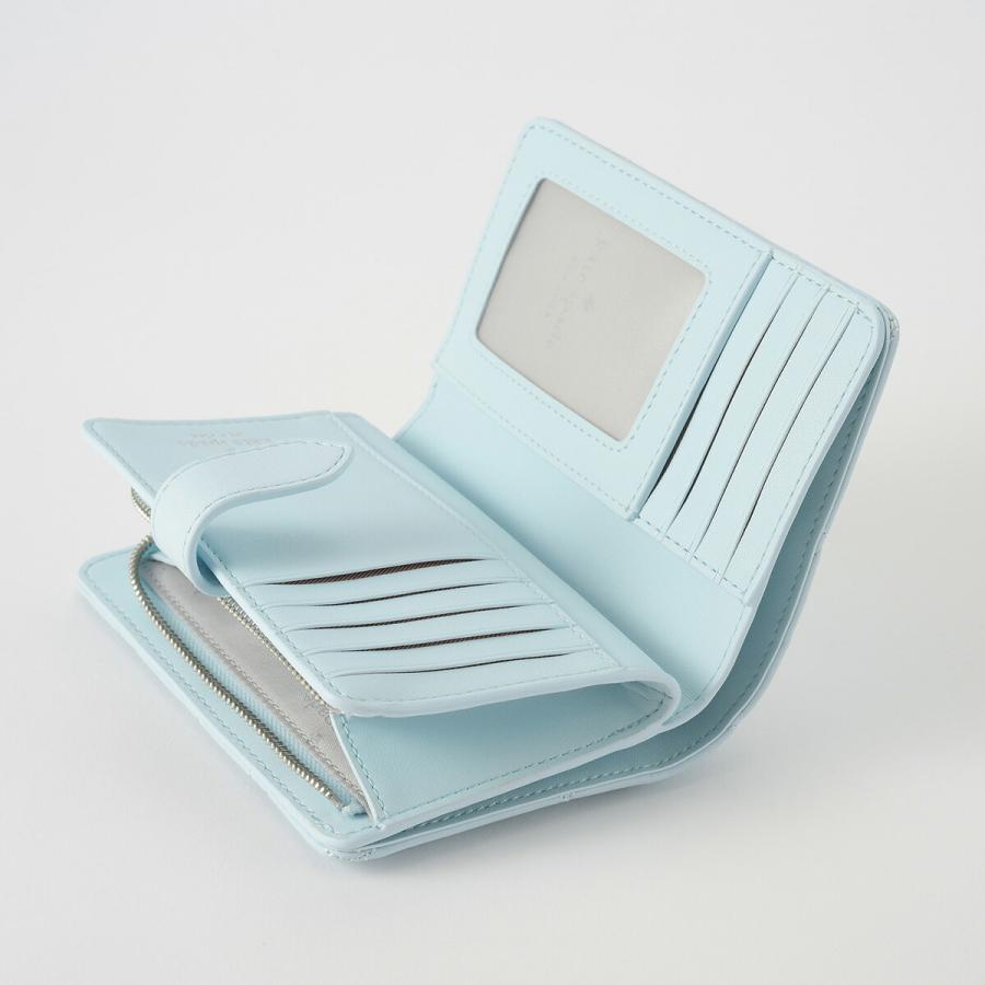 並行輸入 ケイトスペード 2つ折り財布 kate spade キルテッド KN755 403 レディース ライトブルー 水色 | kate spade NEW YORK | 04