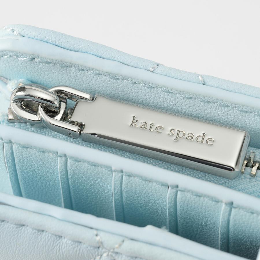 並行輸入 ケイトスペード 2つ折り財布 kate spade キルテッド KN755 403 レディース ライトブルー 水色 | kate spade NEW YORK | 08