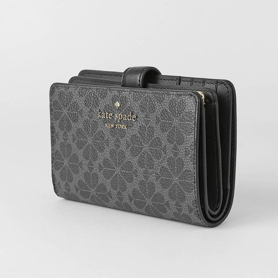 並行輸入 ケイトスペード 2つ折り財布 kate spade スペード フラワー KN756 001レディース ブラック 黒 | kate spade NEW YORK | 03