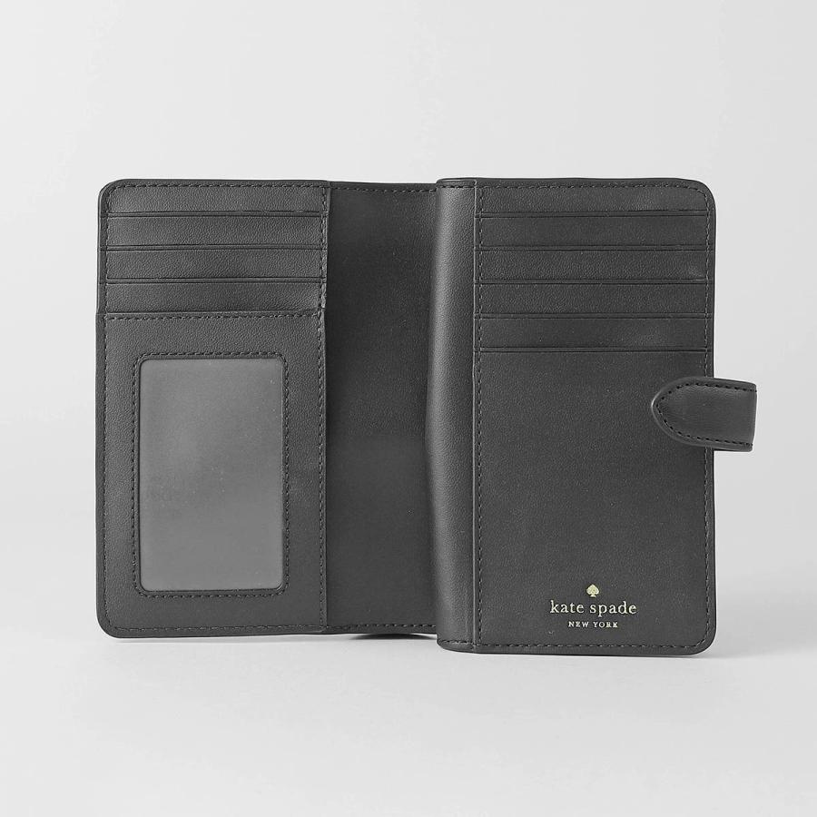 並行輸入 ケイトスペード 2つ折り財布 kate spade スペード フラワー KN756 001レディース ブラック 黒 | kate spade NEW YORK | 04