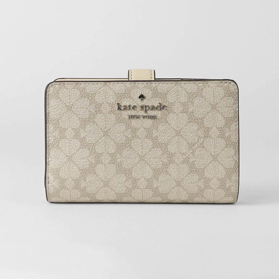 並行輸入 ケイトスペード 2つ折り財布 kate spade スペード フラワー KN756 250レディース ベージュ | kate spade NEW YORK