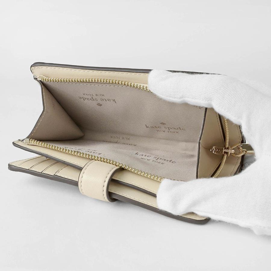 並行輸入 ケイトスペード 2つ折り財布 kate spade スペード フラワー KN756 250レディース ベージュ | kate spade NEW YORK | 06