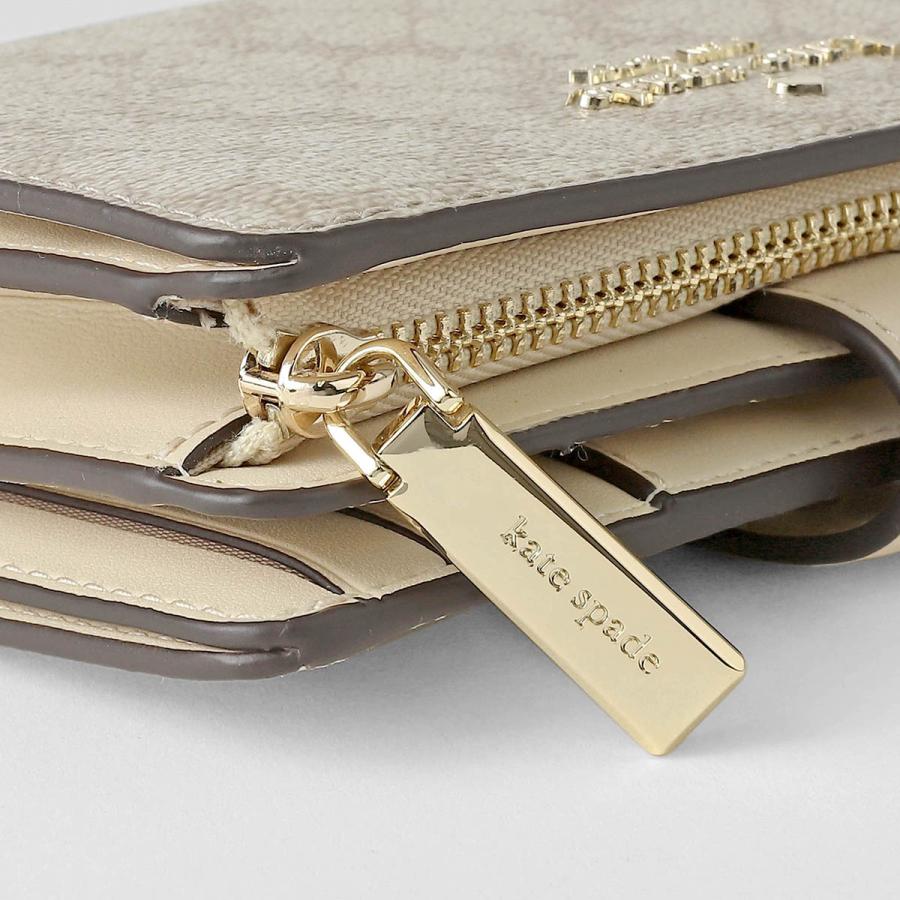並行輸入 ケイトスペード 2つ折り財布 kate spade スペード フラワー KN756 250レディース ベージュ | kate spade NEW YORK | 07
